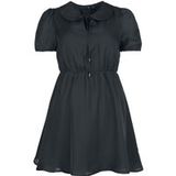 KIHILIST by KILLSTAR KILLSTAR KIHILIST Gothic Mini-jurk Velcarin Dress Zwart