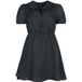 KIHILIST by KILLSTAR KILLSTAR KIHILIST Gothic Mini-jurk Velcarin Dress Zwart