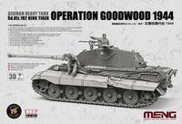 Meng Model Modelbouwpakket Militaire voertuigen - MENG ES011 Sd.Kfz.182 King Tiger Operation Goodwood 1944 WWII - Duitse Zware Tank Plastic - 1:35 - Modelbouw