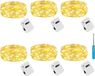 Litogo guirlande lumineuse - Set de 6 - Fonctionne sur piles - 3 modes - 2 m - 20 leds