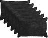 vidaXL Housse de coussin BOIS Anthracite 50 x 80 cm Tissu chenille