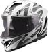 LS2 FF818 Storm III Kaos Helm - Integraalhelm - Maat L - Wit/grijs