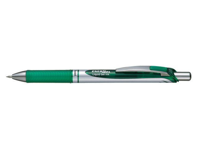 Pentel Gelschrijver energel BL77 groen 0.4mm
