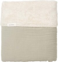Koeka Wiegdeken Teddy Faro Sage 75x100 - Lichtgroen - Winter 2024