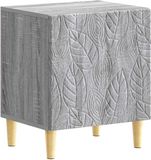 vidaXL Nachtkastje Grijs Sonoma 43 x 34,5 x 50 cm Bewerkt hout