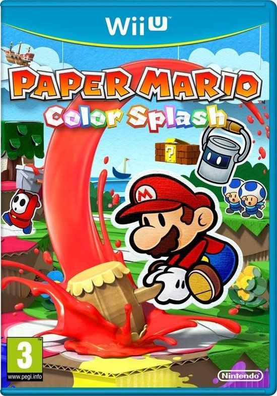 Paper Mario Color Splash - Nintendo Wii U - Standard Edition