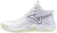 Mizuno Wave Momentum Elite Mid Indoor Sportschoenen Dames Wit EU 38.5