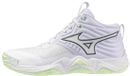 Mizuno Wave Momentum Elite Mid Indoor Sportschoenen Dames Wit EU 38.5