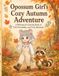 Opossum Girl's Cozy Autumn Adventure: A Whimsical Coloring Book of Fall, Friendship, and Cozy Moments