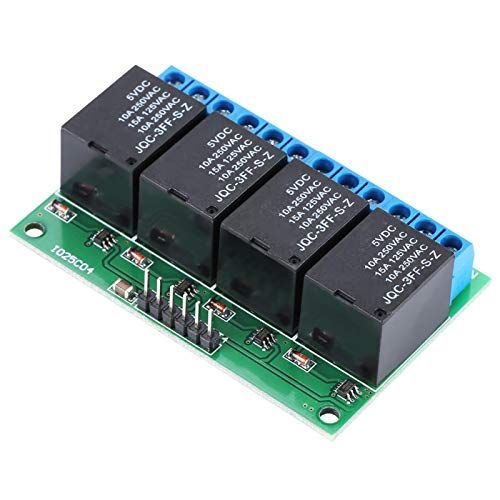 Niiyen Panda Niiyen Zelfsluitende Relais Module, 4 Kanaals 5V Flip-Flop Klink Relais Bistabiele Zelfsluitende Lage Puls Trigger Module voor Development Board