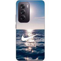 Nike Coque Pour Oppo Reno 12 pro 5G Nike logo blanc mer solei Maniacase