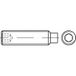 TOOLCRAFT TO-5414820 Goujons M3 8 mm Acier zingué électrolytiquement 200 pièce(s)