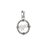 Thomas Sabo Charm CC1317-643-11 Zilver Zirkonia Zwart 2.2cm