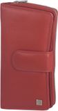Greenburry Spongy Portemonnee Leder 18 cm - Dames - Staand formaat - rood