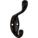 Franklin Brass B34864K-FB-C Heavy Duty jas en hoed wandhaken in mat zwart (10-Pack)