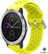 Strap-it Garmin Vivoactive 3 siliconen bandje met gaatjes - geel