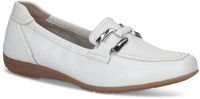 Caprice Dames Mocassin 9-24600-44 105 G-breedte Wit Leer Maat 40 EU