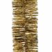 Decoris Kerstslinger - 5x - guirlande - goud - glanzend lametta - 270 cm