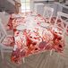 PETTI Artigiani Italiani Tafelkleed Vlekbestendig Rechthoekig 140x240 cm Koraal Rood