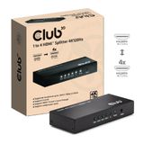 Club3D CSV-1385 HDMI Splitter - 1x4 - 4K 120Hz