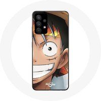 Maniacase Samsung Galaxy A13 4G / A13 4G Lite Hoesje One Piece Manga Luffy