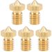 BeltAvenue Holding B.V. pièces de rechange pour imprimante 3D - Buses pour imprimante 3D - Lot de 5 buses en laiton 0,8 mm, adaptées aux filaments de 1,75 mm et E3D V5-V6