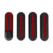 Xiaomi Covers en Reflectors Voor en Achter voor M365 en M365 Pro Step Rood