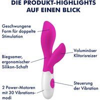 EIS Gebogen siliconen rabbit, 20 cm