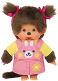 Sekiguchi Monchhichi Meisje Konijn Jurkje 20cm Knuffel Speelgoed