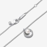 Pandora Ketting met witte parel en zirconia 39316501-45
