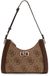 GUESS Karnilla Logo Shoulder Bag Latte Logo / Brown bruine