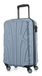 Suitline Handbagage koffer 55 x 35 x 20 cm (34 L) ABS harde schaal met TSA slot 4 dubbele wielen telescopische handgreep licht cabine bagage zakenreis, Pool blue