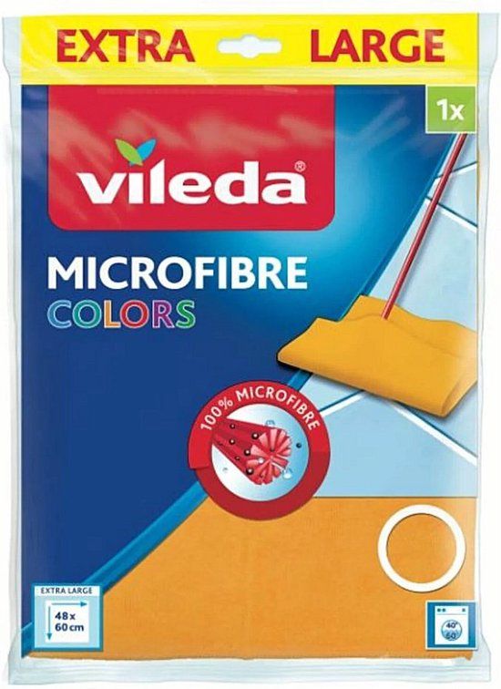 Vileda Microvezeldweil Colors - Groen - 60 x 48 cm