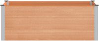 vidaXL Verhoogde plantenbak bruin 150 x 100 x 54 cm WPC en Aluminium