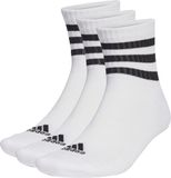 adidas Sportswear 3-Stripes Cushioned Sportswear Korte Sokken 3 Paar - Unisex - Wit