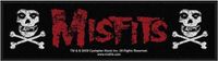 Misfits Cross Bones Patch - Super Strip - Zwart