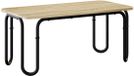 vidaXL Salontafel Sonoma Eiken 79,5 x 40 x 36 cm Bewerkt hout