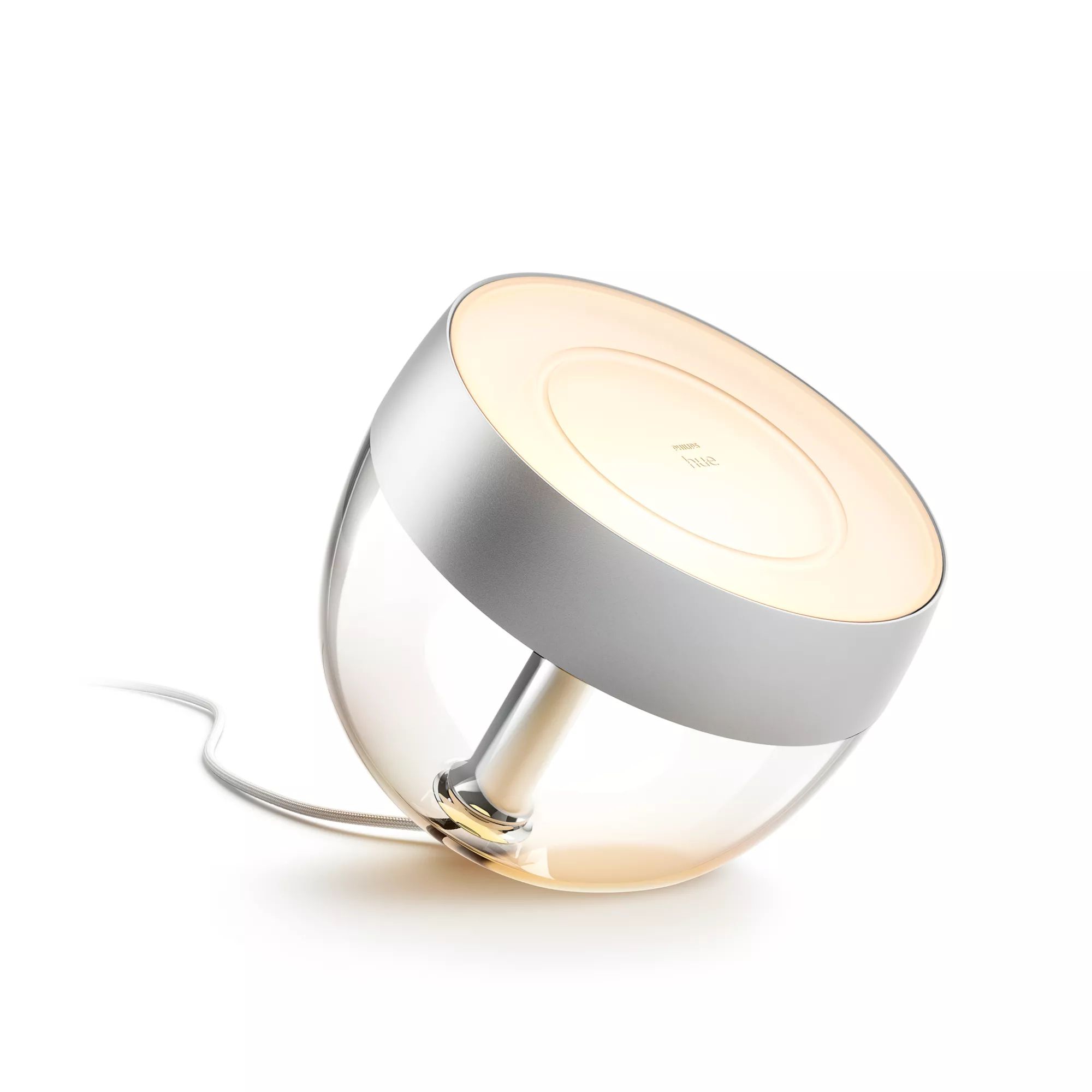 Philips Hue Iris Smart Table Lamp - White and Color Ambiance - Silver - Bluetooth - Limited Edition