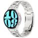 Samsung Titanium band met aansluitknop - Zilver - Galaxy Watch 6 - 40mm & 44mm