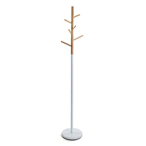 Versa - Minimalistische Staande Kapstok - 6 Haken - Hout & Metaal - 171 cm