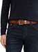Tom Tailor - TTTOM leren riem met vierkante gesp - Maat 90 - light brown uni