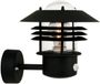 Nordlux Vejers Wandlamp met Sensor E27 Zwart