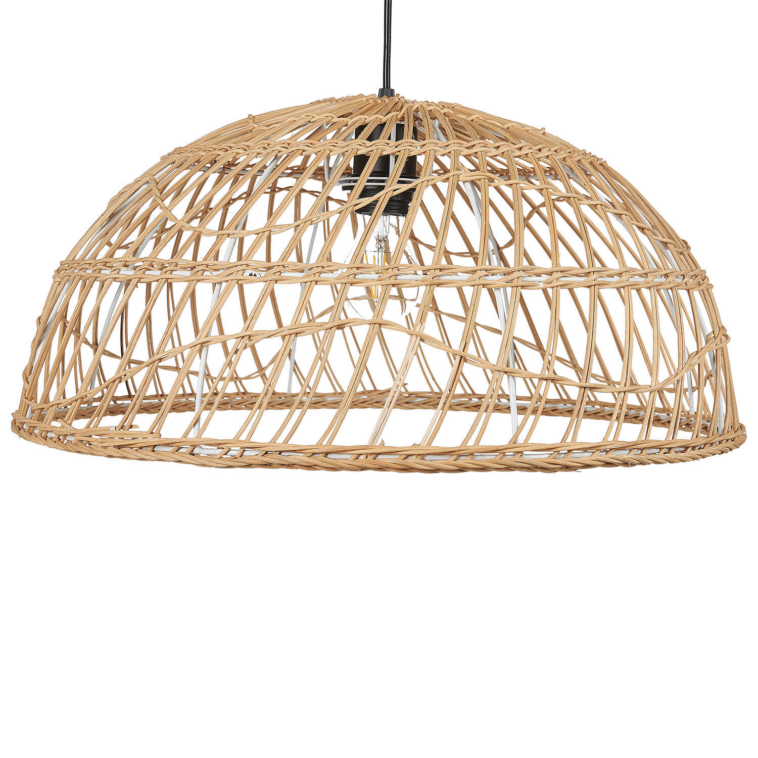 Beliani ravine - hanglamp-natuurlijk-rotan