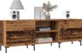 Maison Exclusive - meuble TV, aspect bois vieilli, 150x30x50 cm, panneau de particules