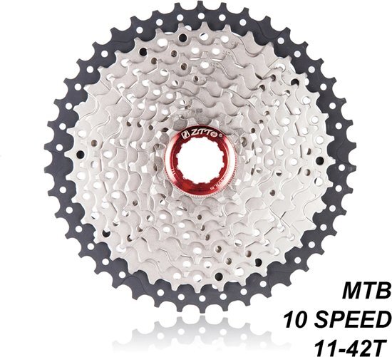 MTB Cycling 11-42 Breed Cassette MTB - 10 speed - Wide Ratio mountainbike cassette