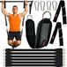 Merkloos Trekhulp Resistance Bands Set for Pull-ups and Dips, Adjustable with 2 to 6 Bands and Leg Strap