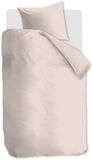 Ambiante Cotton Uni dekbedovertrek - Eenpersoons - 140 x 200/220 cm - Licht roze