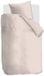 Ambiante Cotton Uni dekbedovertrek - Eenpersoons - 140 x 200/220 cm - Licht roze