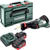 Metabo SSEP 18 LT BL scie sauteuse sans balai 18 V 32 mm + 2x batterie LiHD 8.0 Ah + chargeur + metabox