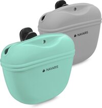 Navaris Honden Beloningen Zakje - Siliconen Voertasje - Donkerblauw - Set van 2